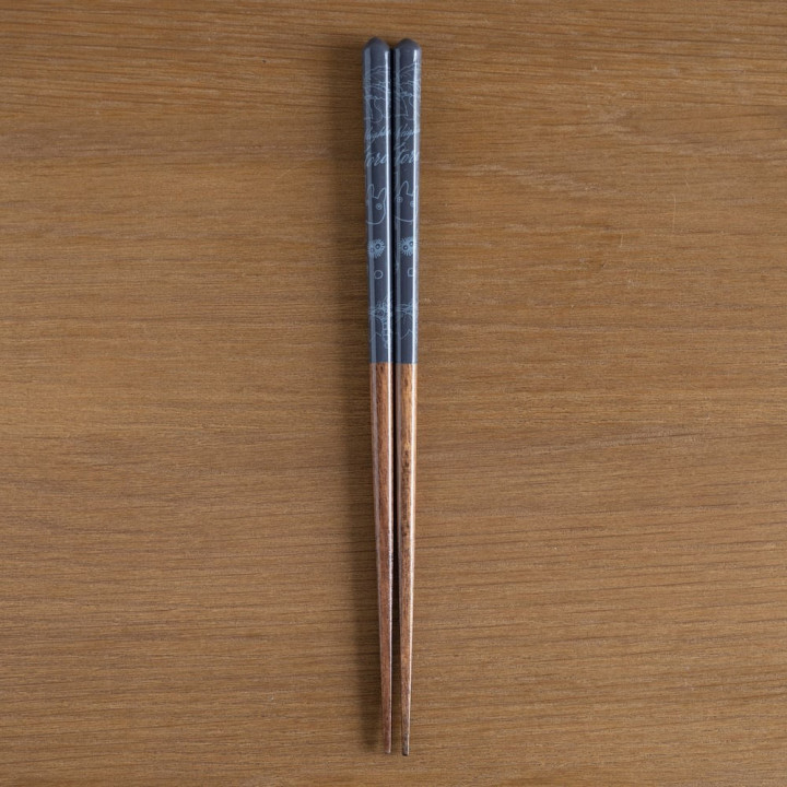 Lacquered Chopsticks 21cm Sketches Dark blue - My Neighbor Totoro