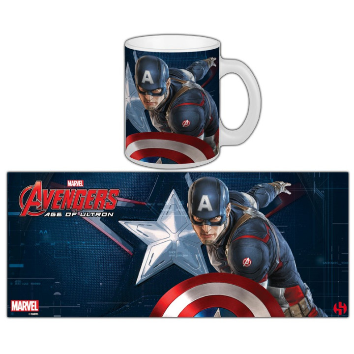 MARVEL MUG CAPTAIN AMERICA - AOU - SERIE1