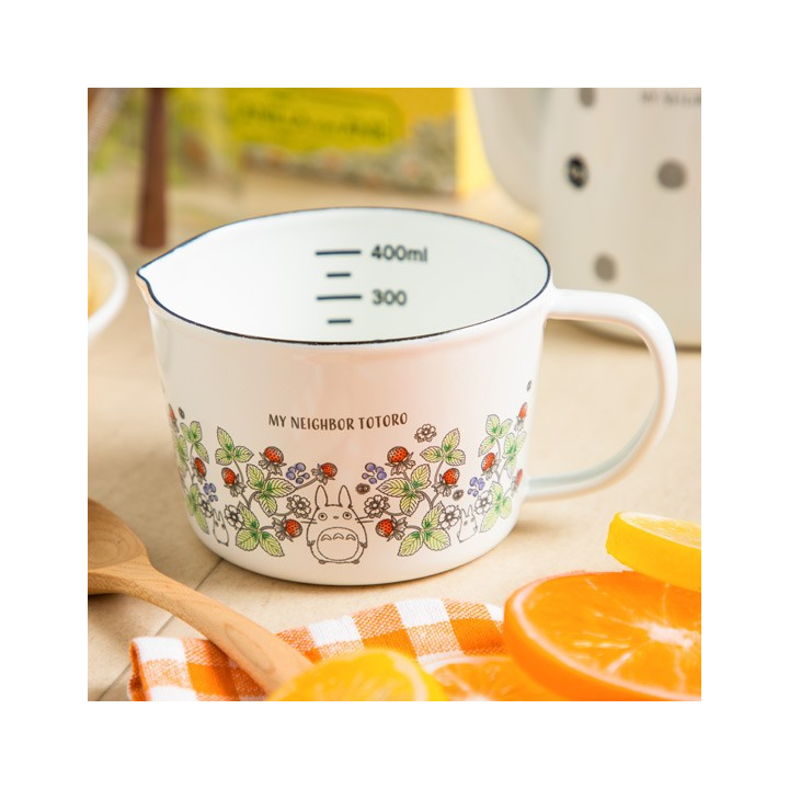 Tasse à mesurer émail Noiraudes 450ml - Mon Voisin Totoro