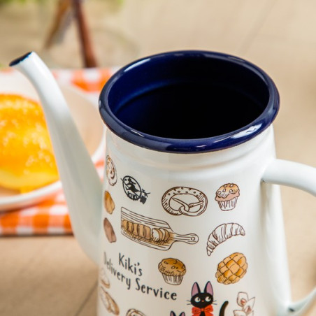 Théière émail Viennoiseries 1,1l - Kiki La Petite Sorcière