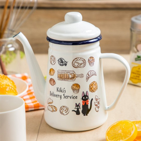 Théière émail Viennoiseries 1,1l - Kiki La Petite Sorcière