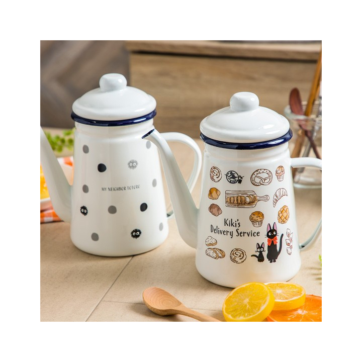 Théière émail Noiraudes 1,1l - Mon Voisin Totoro
