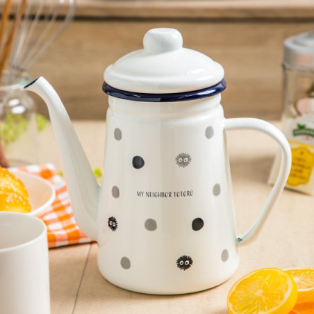 Théière émail Noiraudes 1,1l - Mon Voisin Totoro