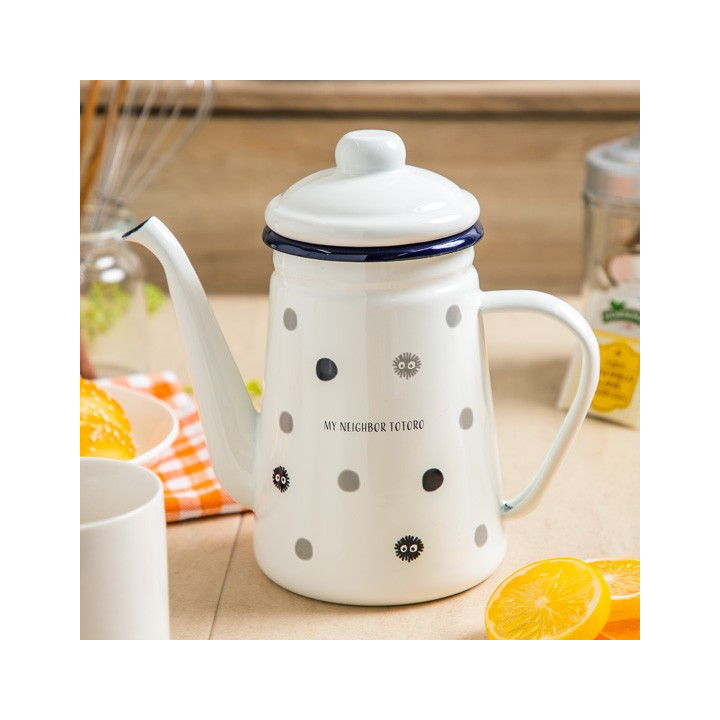 Théière émail Noiraudes 1,1l - Mon Voisin Totoro