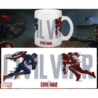MARVEL MUG C.A CIVIL WAR: RUNNING TO BATTLE