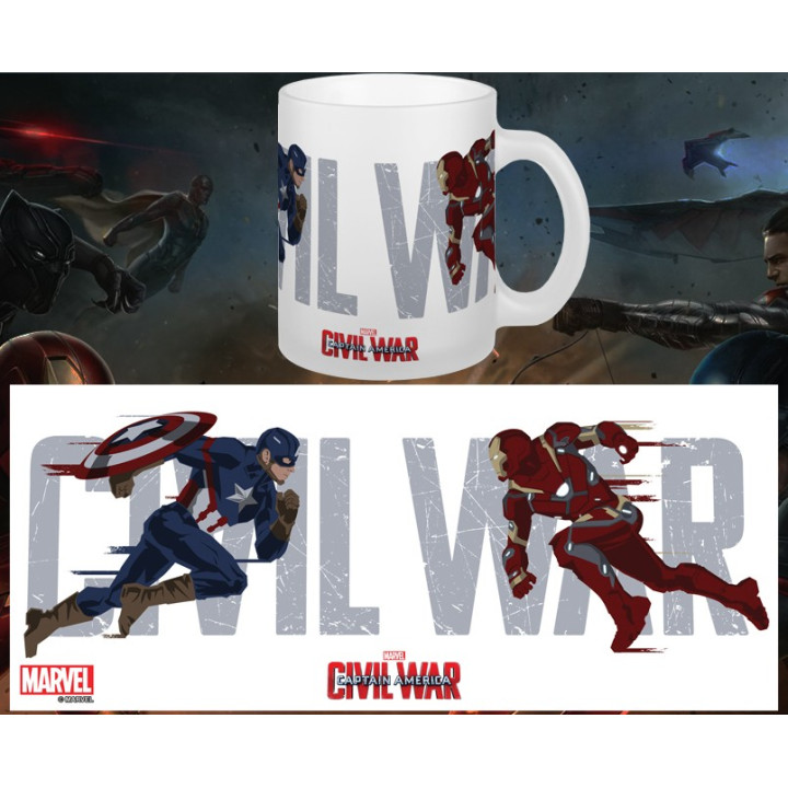 MARVEL MUG C.A CIVIL WAR: RUNNING TO BATTLE