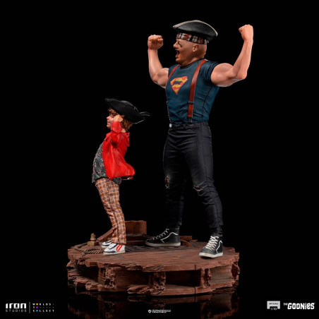 Sloth and Chunk art scale 1/10 - The goonies