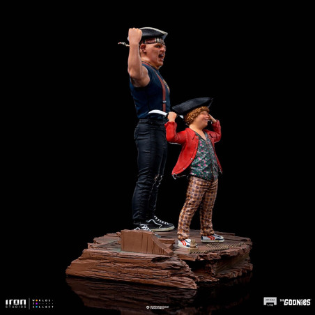 Sloth and Chunk art scale 1/10 - The goonies