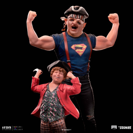 Sloth and Chunk art scale 1/10 - The goonies
