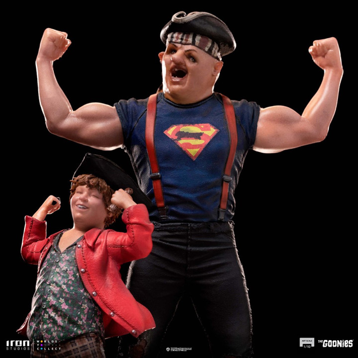 Sloth and Chunk art scale 1/10 - The goonies