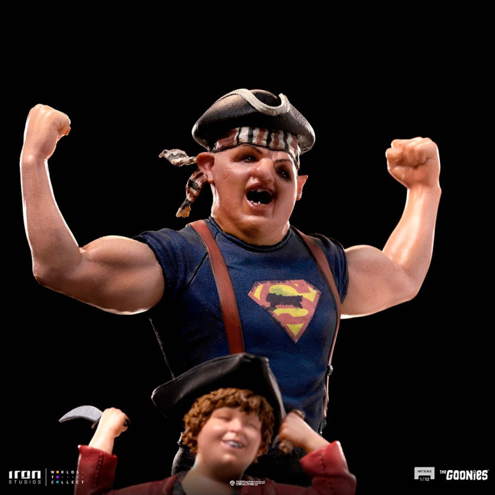 Sloth and Chunk art scale 1/10 - The goonies