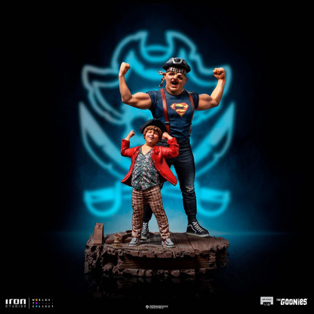 Sloth and Chunk art scale 1/10 - The goonies