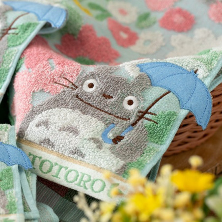 Serviette Totoro Champs de Fleurs 34x80 - Mon Voisin Totoro