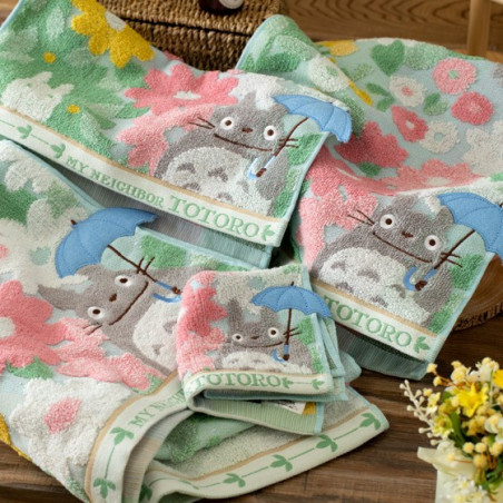 Serviette Totoro Champs de Fleurs 34x80 - Mon Voisin Totoro