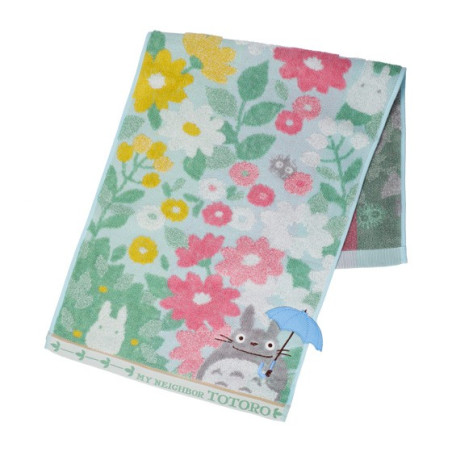 Serviette Totoro Champs de Fleurs 34x80 - Mon Voisin Totoro
