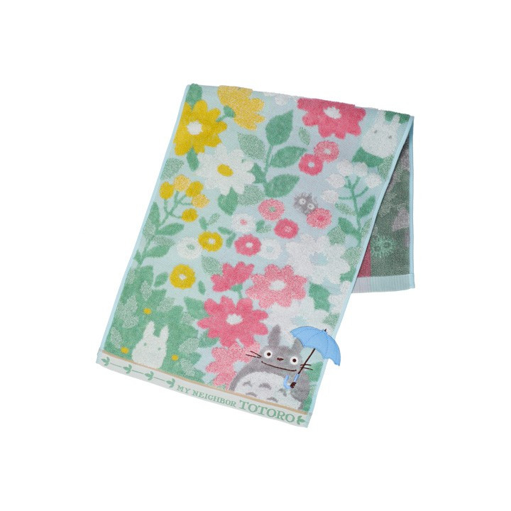 Serviette Totoro Champs de Fleurs 34x80 - Mon Voisin Totoro