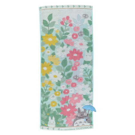 Serviette Totoro Champs de Fleurs 34x80 - Mon Voisin Totoro