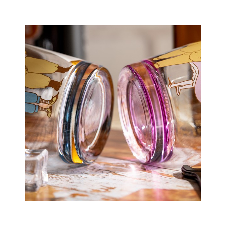 Verre décoré Marco & Fio - Porco Rosso