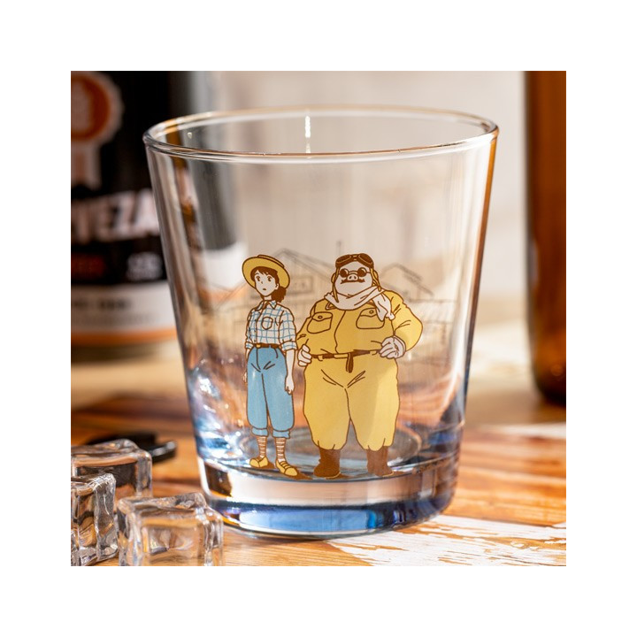 Verre décoré Marco & Fio - Porco Rosso