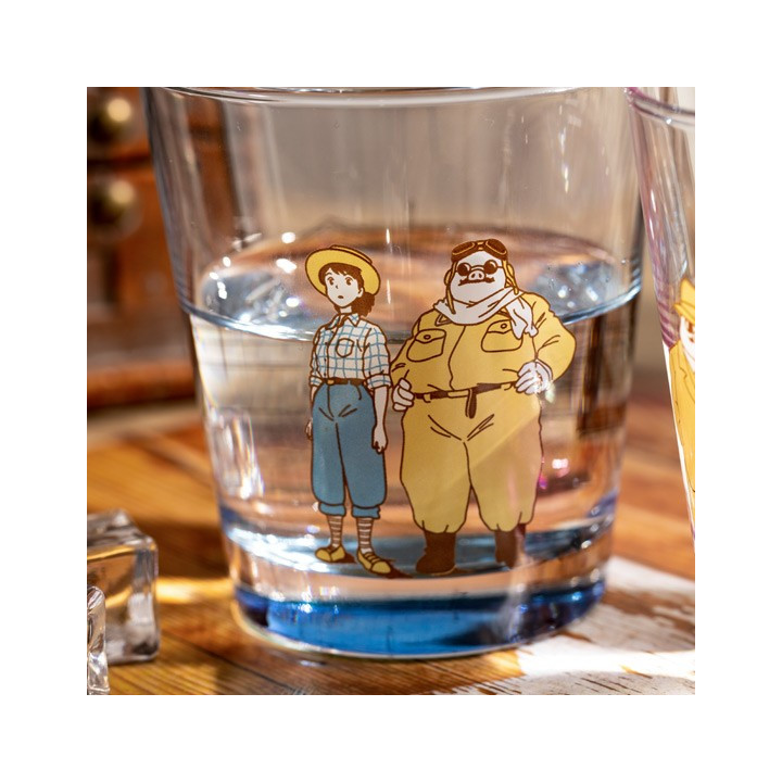 Verre décoré Marco & Fio - Porco Rosso