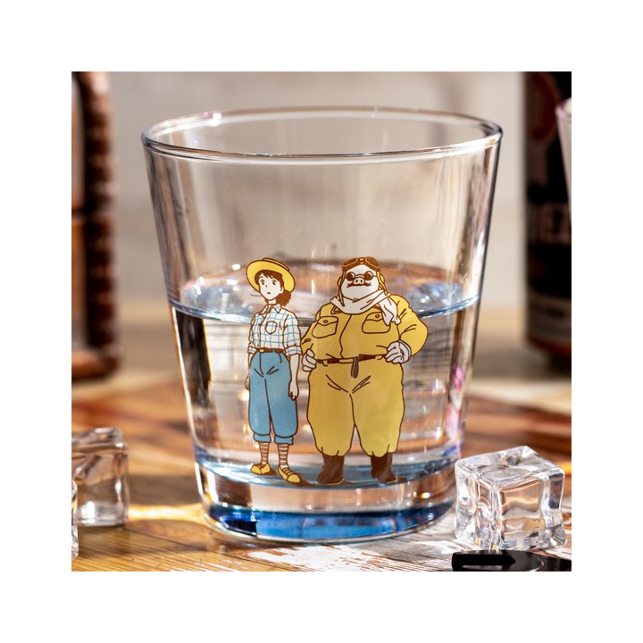 Verre décoré Marco & Fio - Porco Rosso