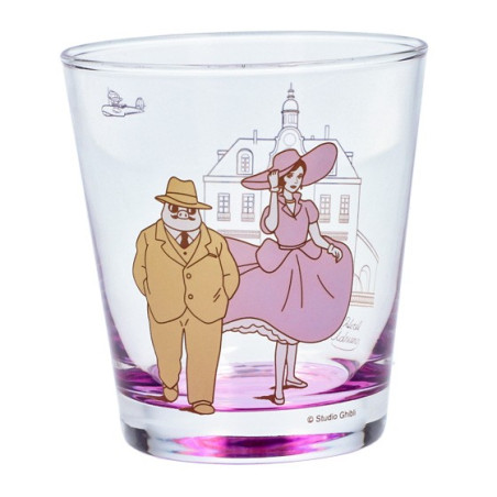 Verre décoré Marco & Gina - Porco Rosso
