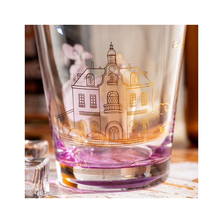 Verre décoré Marco & Gina - Porco Rosso