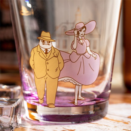 Verre décoré Marco & Gina - Porco Rosso