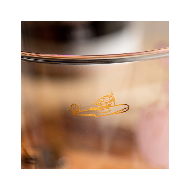 Verre décoré Marco & Gina - Porco Rosso