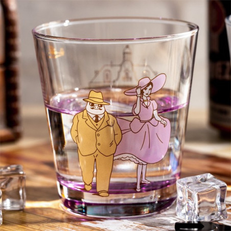 Verre décoré Marco & Gina - Porco Rosso