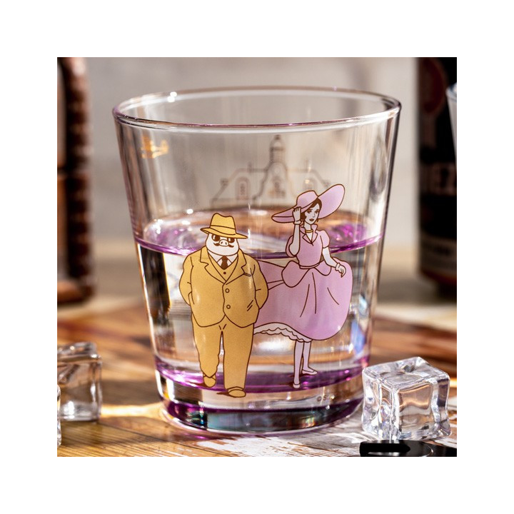 Verre décoré Marco & Gina - Porco Rosso