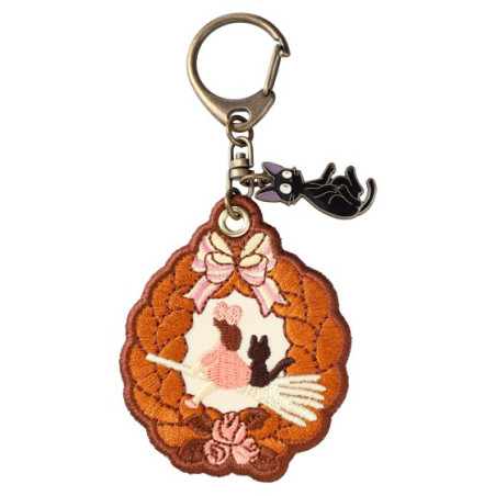 Embroidery Keychain Wreath of bread - Kiki's Delivery Service