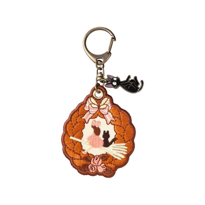Porte-Clés broderie Couronne de pain - Kiki La Petite Sorcière
