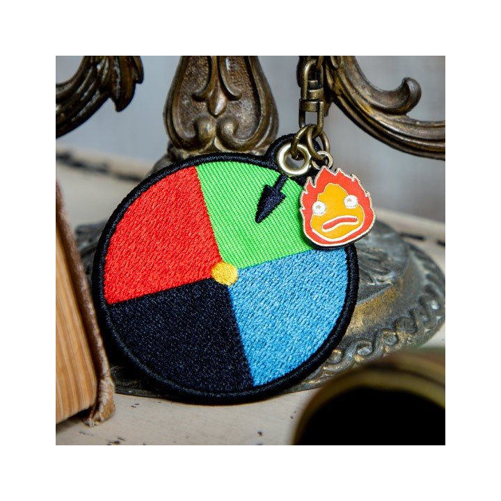 Embroidery Keychain Magic colour disc - Howl's Moving Castle