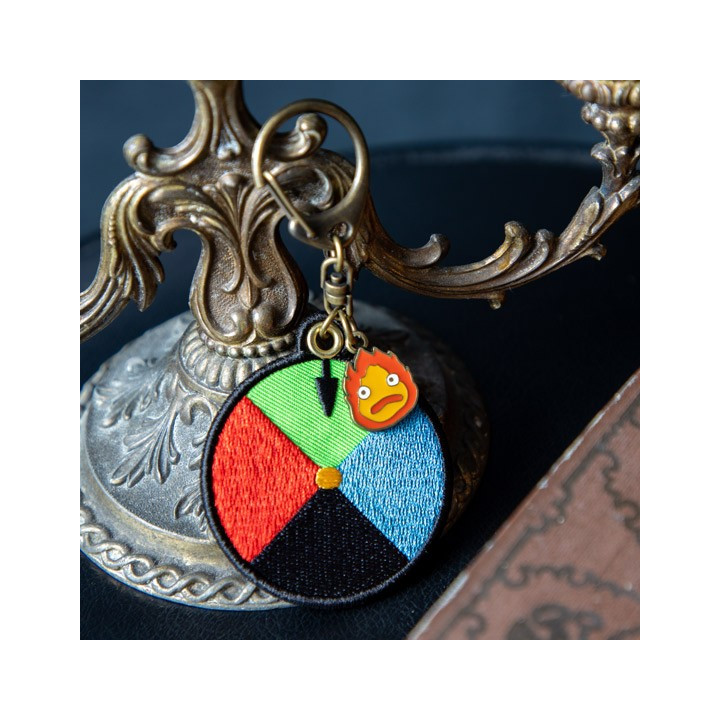 Embroidery Keychain Magic colour disc - Howl's Moving Castle