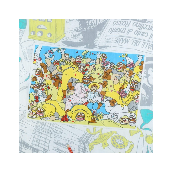 Handkerchief Souvenir photo 53x53cm - Porco Rosso