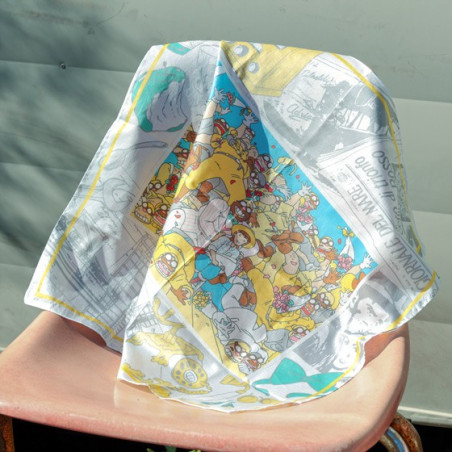 Foulard Photo souvenir 53x53cm - Porco Rosso