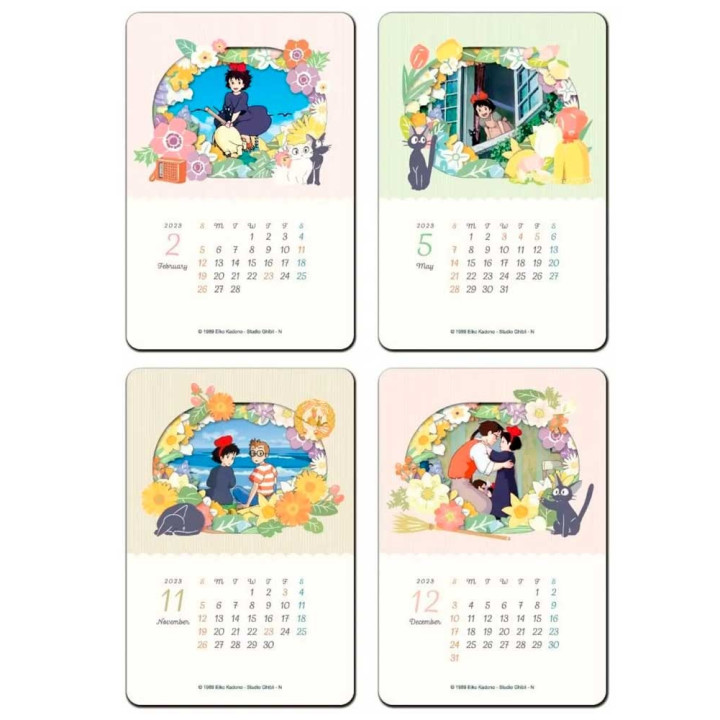 2023 Kasane Calendar - Kiki's Delivery Service