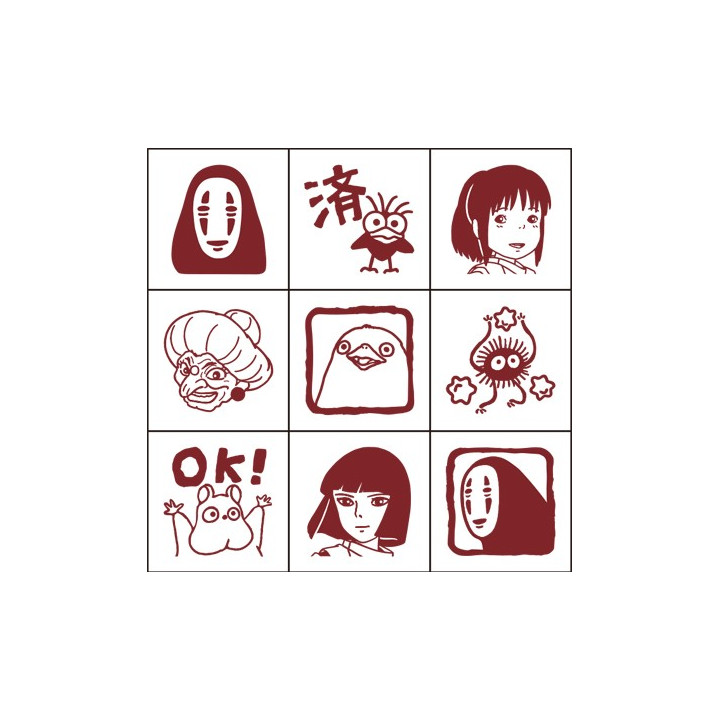 Set tampons personnages - Le Voyage De Chihiro