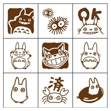 Set tampons personnages - Mon Voisin Totoro