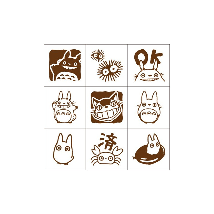 Set tampons personnages - Mon Voisin Totoro