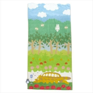 GRANDE SERVIETTE CHATBUS EN CHEMIN - MON VOISIN  TOTORO