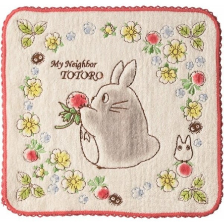 MINI SERVIETTE TOTORO FRAISES - MON VOISIN  TOTORO