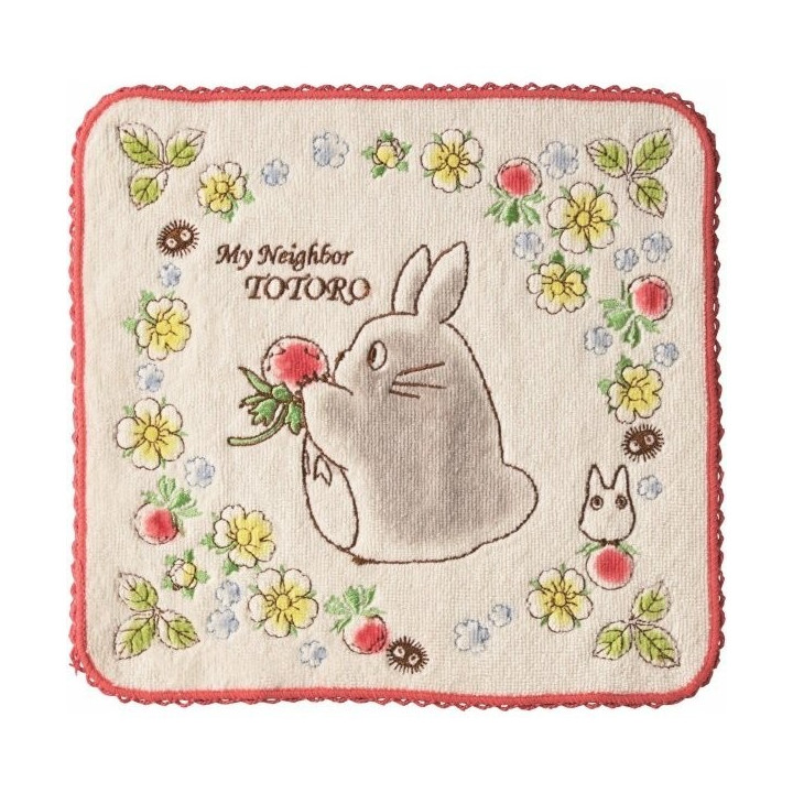 MINI SERVIETTE TOTORO FRAISES - MON VOISIN  TOTORO