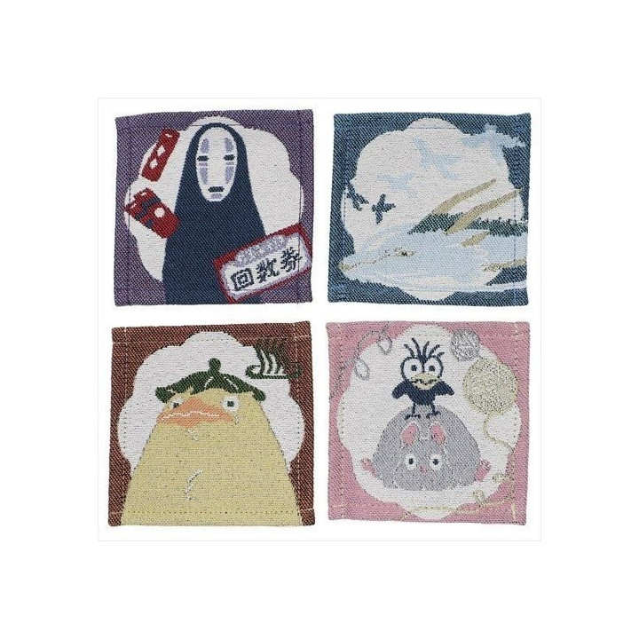 SOUS VERRE SET DE 4 CHIHIRO - LE VOYAGE DE CHIHIRO