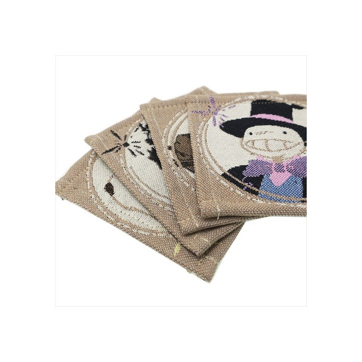 SOUS VERRE SET DE 4 - LE CHÂTEAU AMBULANT