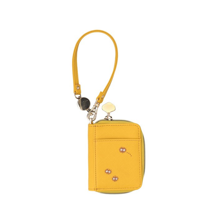 Porte-Monnaie jaune Totoro patchs - Mon Voisin Totoro