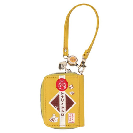 Porte-Monnaie jaune Totoro patchs - Mon Voisin Totoro