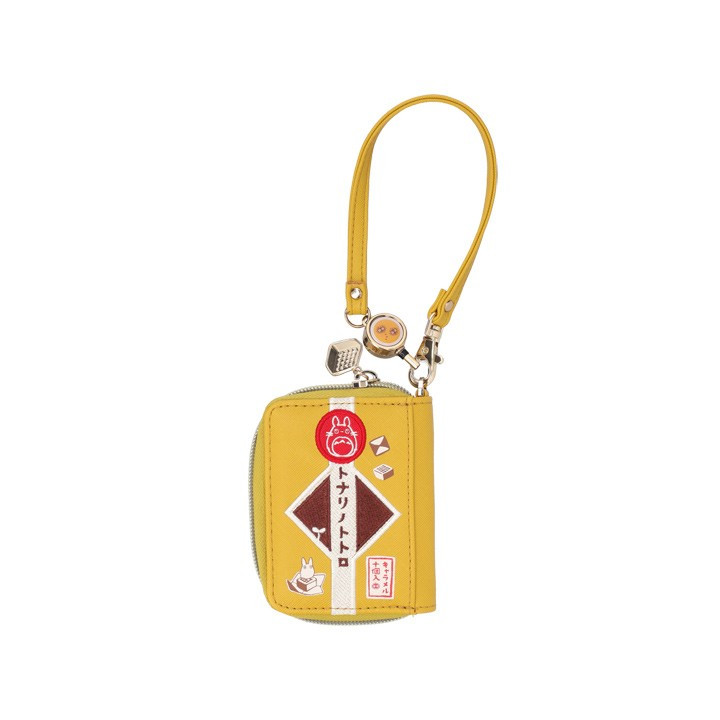 Porte-Monnaie jaune Totoro patchs - Mon Voisin Totoro