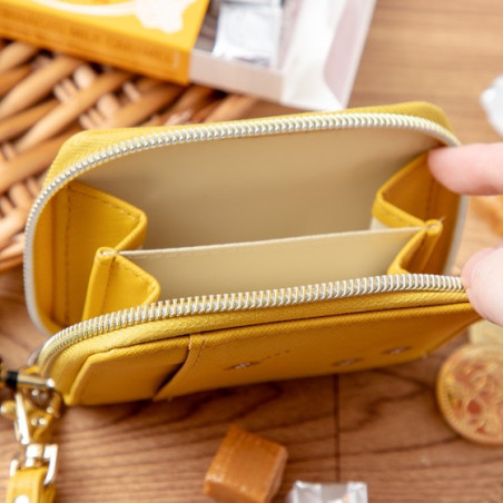 Porte-Monnaie jaune Totoro patchs - Mon Voisin Totoro